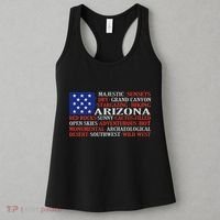 Arizona Flag Showing Some The StateS Best Features Women's Tank Top thumb 3
