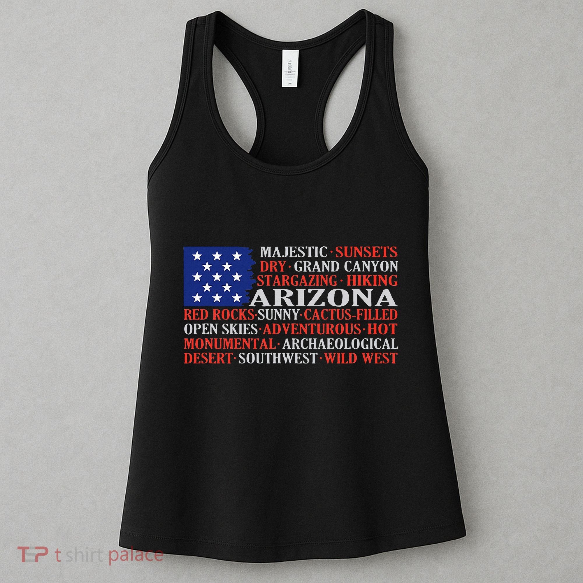 Arizona Flag Showing Some The StateS Best Features Women's Tank Top