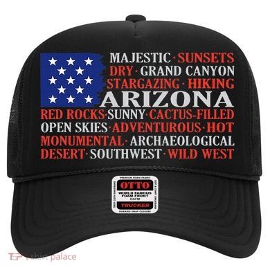 Arizona Flag Showing Some The StateS Best Features Hat