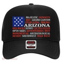 Arizona Flag Showing Some The StateS Best Features Hat thumb 0