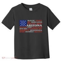 Arizona Flag Showing Some The StateS Best Features Toddler T-Shirt thumb 0