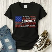 Arizona Flag Showing Some The StateS Best Features Women's T-Shirt thumb 3