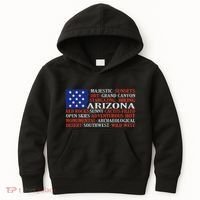 Arizona Flag Showing Some The StateS Best Features Kids Hoodie thumb 0