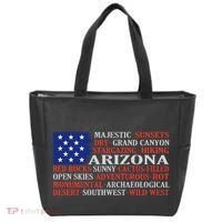 Arizona Flag Showing Some The StateS Best Features Tote Bag thumb 0