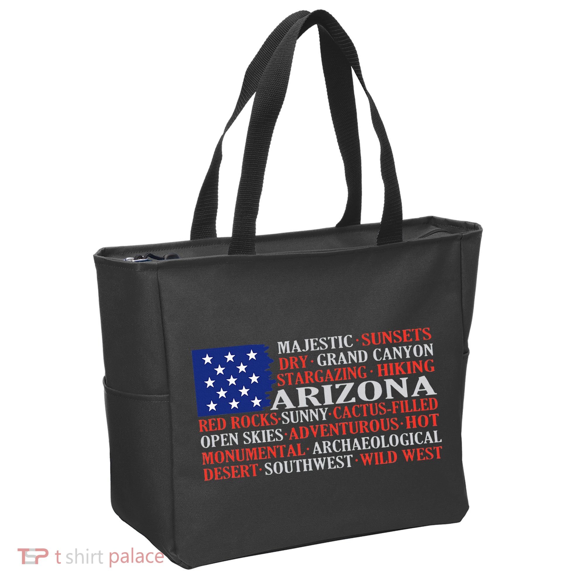 Arizona Flag Showing Some The StateS Best Features Tote Bag