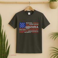 Arizona Flag Showing Some The StateS Best Features T-Shirt thumb 2