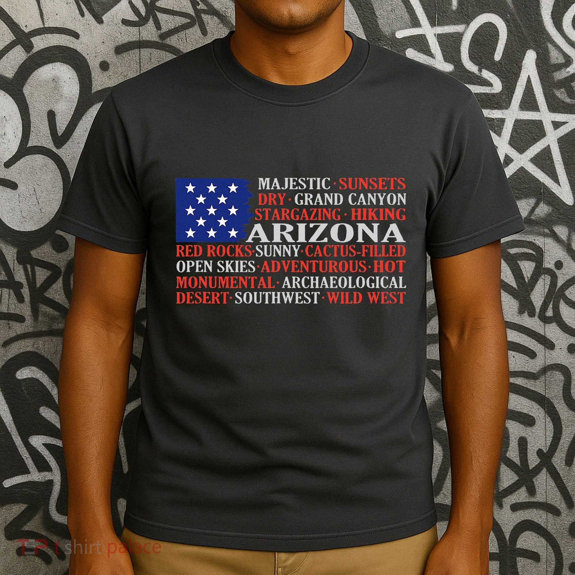 Arizona Flag Showing Some The StateS Best Features T-Shirt