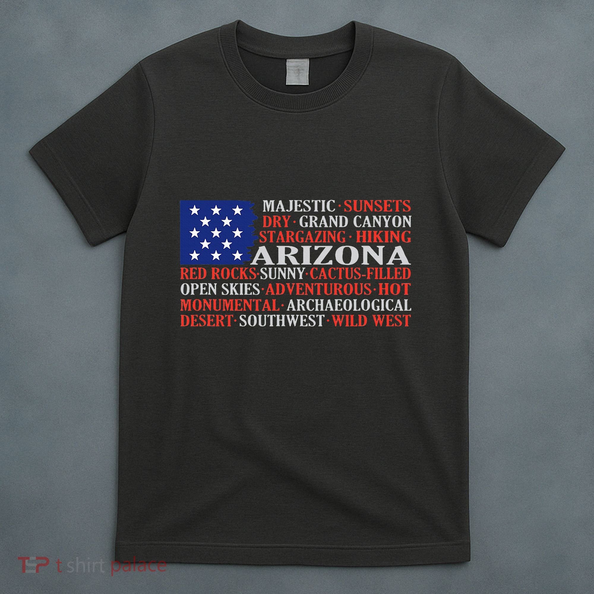Arizona Flag Showing Some The StateS Best Features T-Shirt