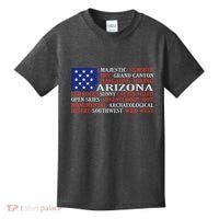 Arizona Flag Showing Some The StateS Best Features Kids T-Shirt thumb 0