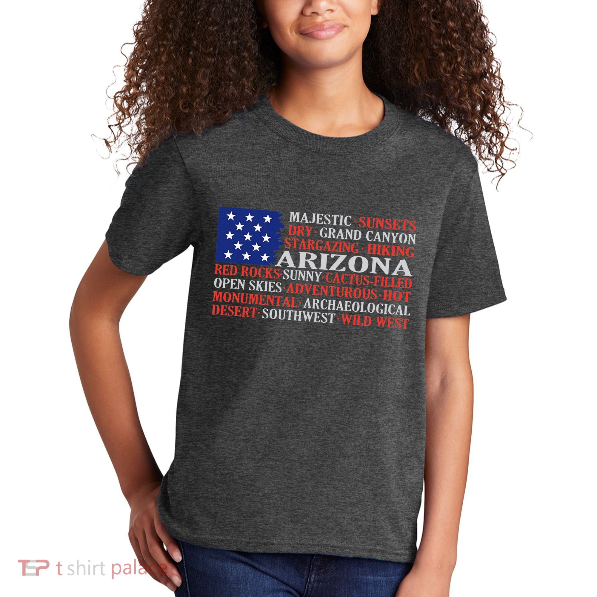 Arizona Flag Showing Some The StateS Best Features Kids T-Shirt