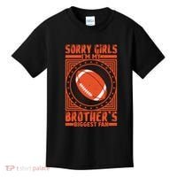 American Football Sibling Support Graphic Kids T-Shirt thumb 0