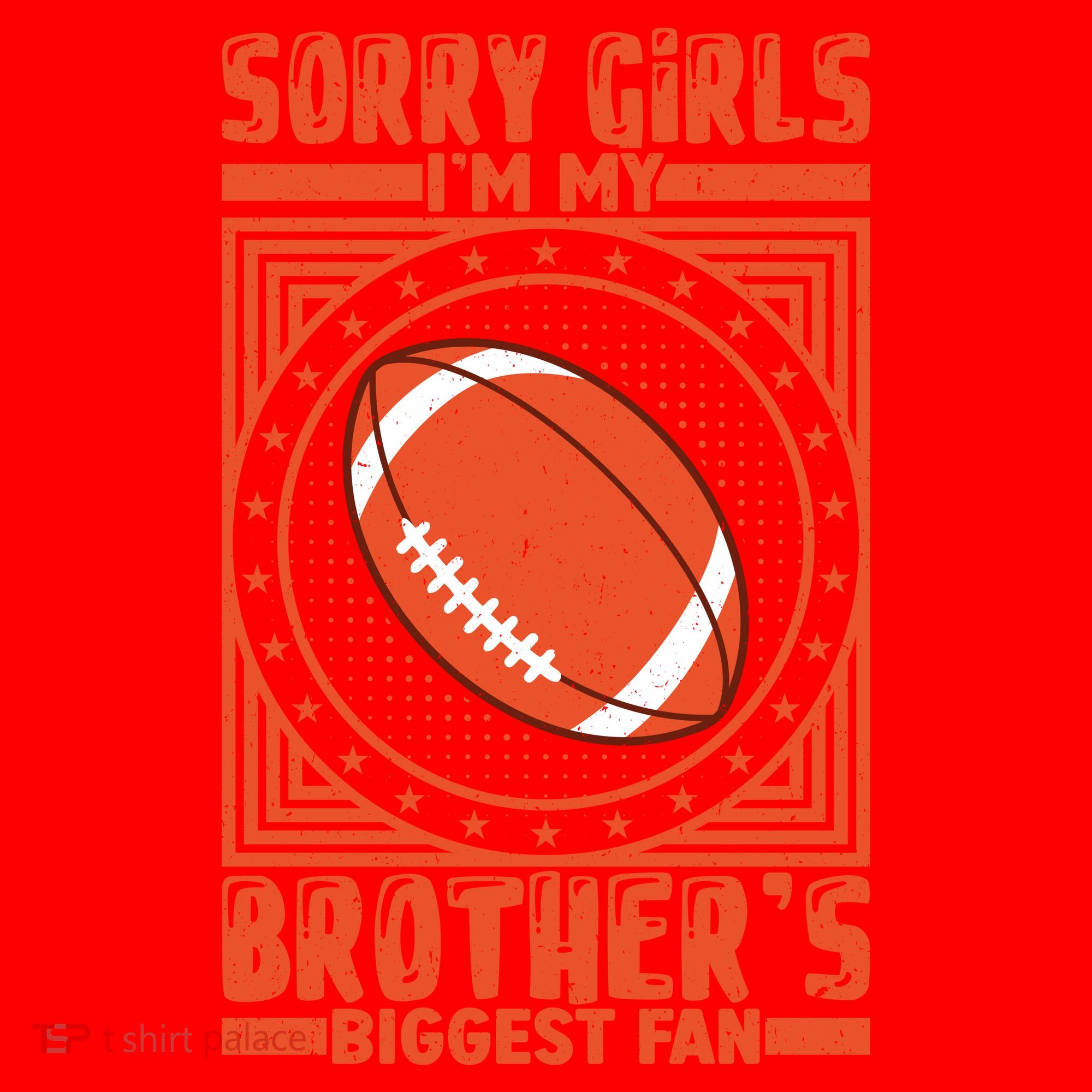 American Football Sibling Support Graphic Santa Hat