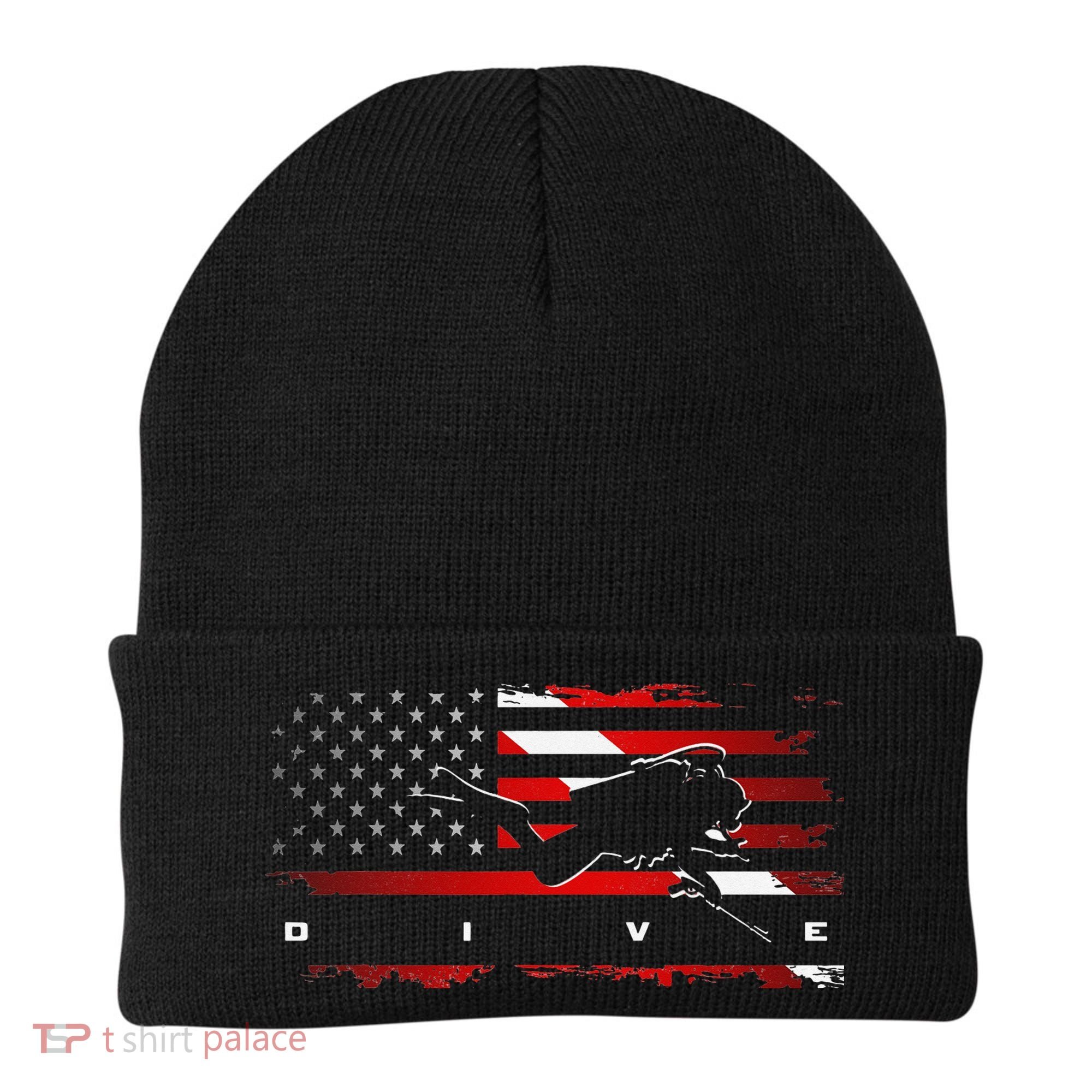 American Flag Scuba Diving Apparel Scuba Diving Beanie