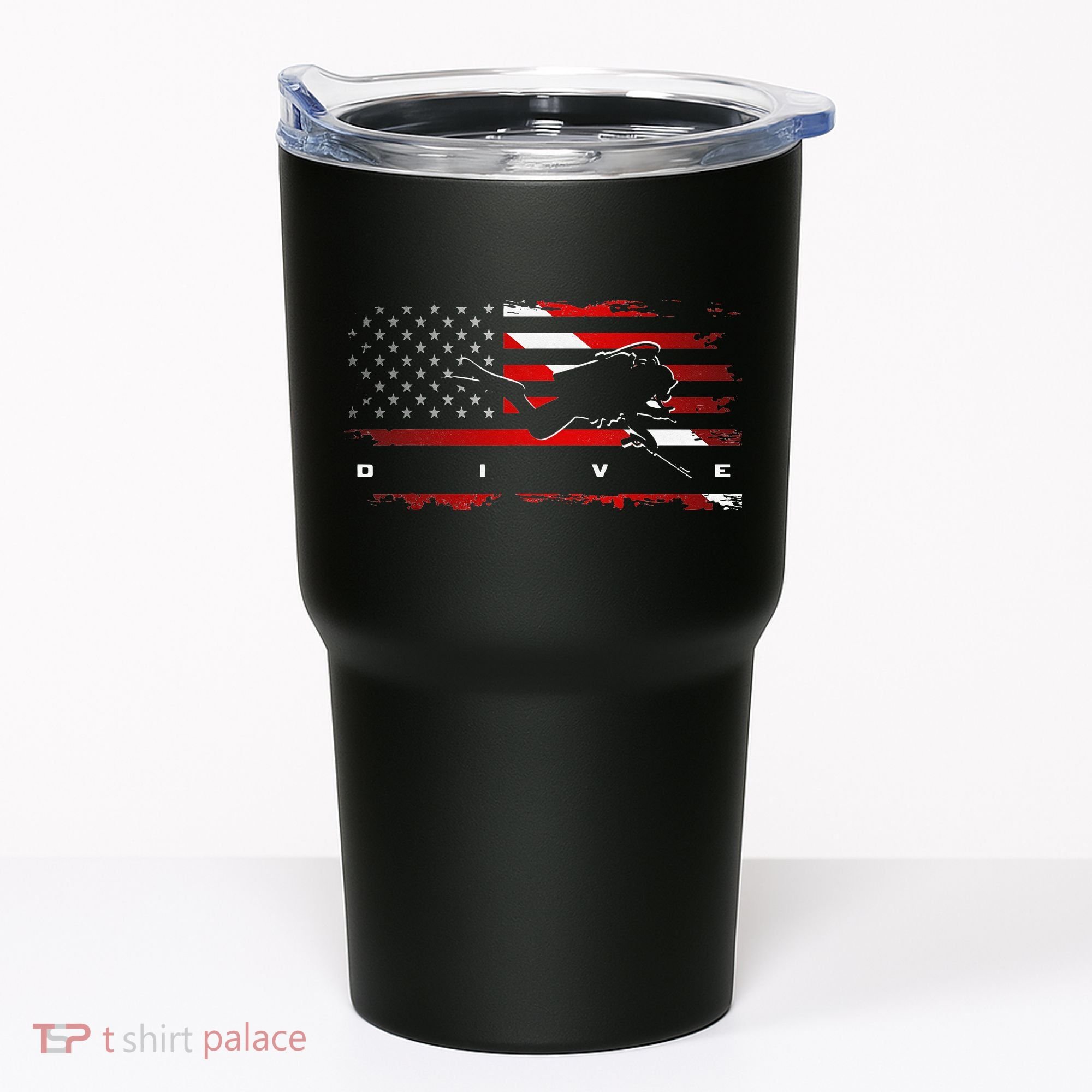 American Flag Scuba Diving Apparel Scuba Diving Tumbler