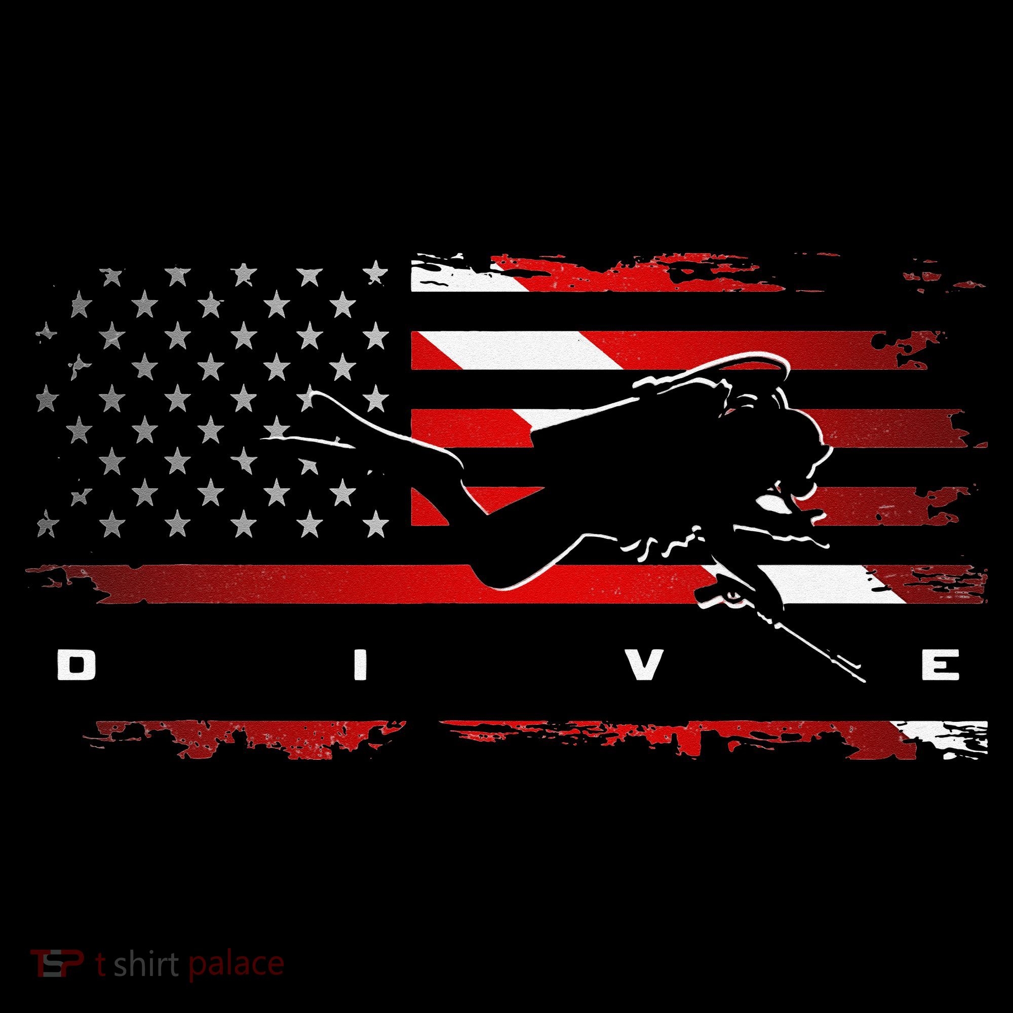 American Flag Scuba Diving Apparel Scuba Diving Women's Tank Top