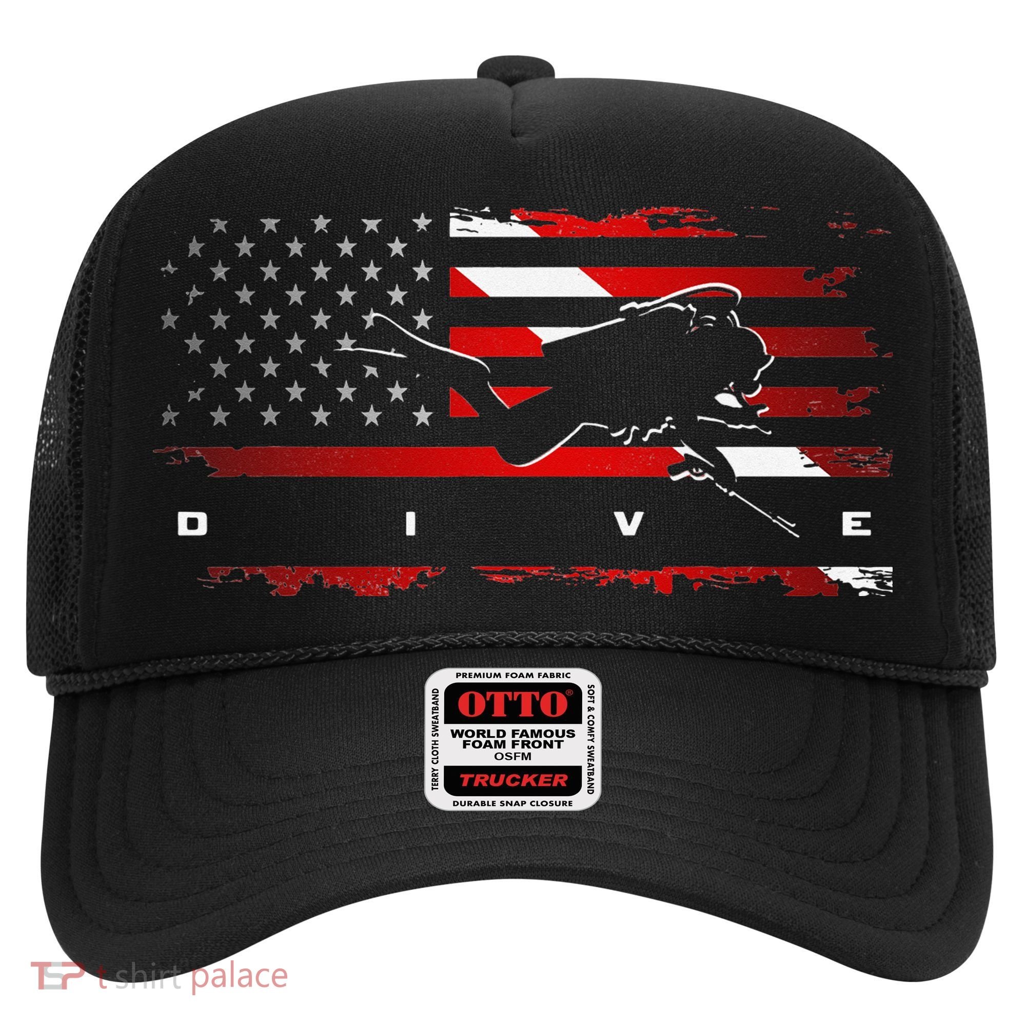 American Flag Scuba Diving Apparel Scuba Diving Hat