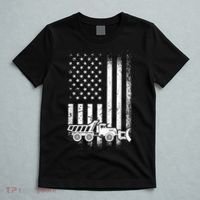 American Flag Snow Plow Driver, Snow Plowing T-Shirt thumb 5