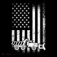 American Flag Snow Plow Driver, Snow Plowing Women's Tank Top thumb 5