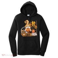 Autumn Fall Season Gnome Pumpkin Floral Women's Hoodie thumb 0