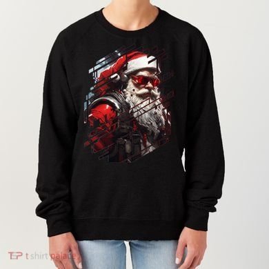 Action Filled Santa Women's Sweatshirt