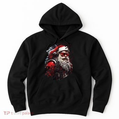Action Filled Santa Hoodie