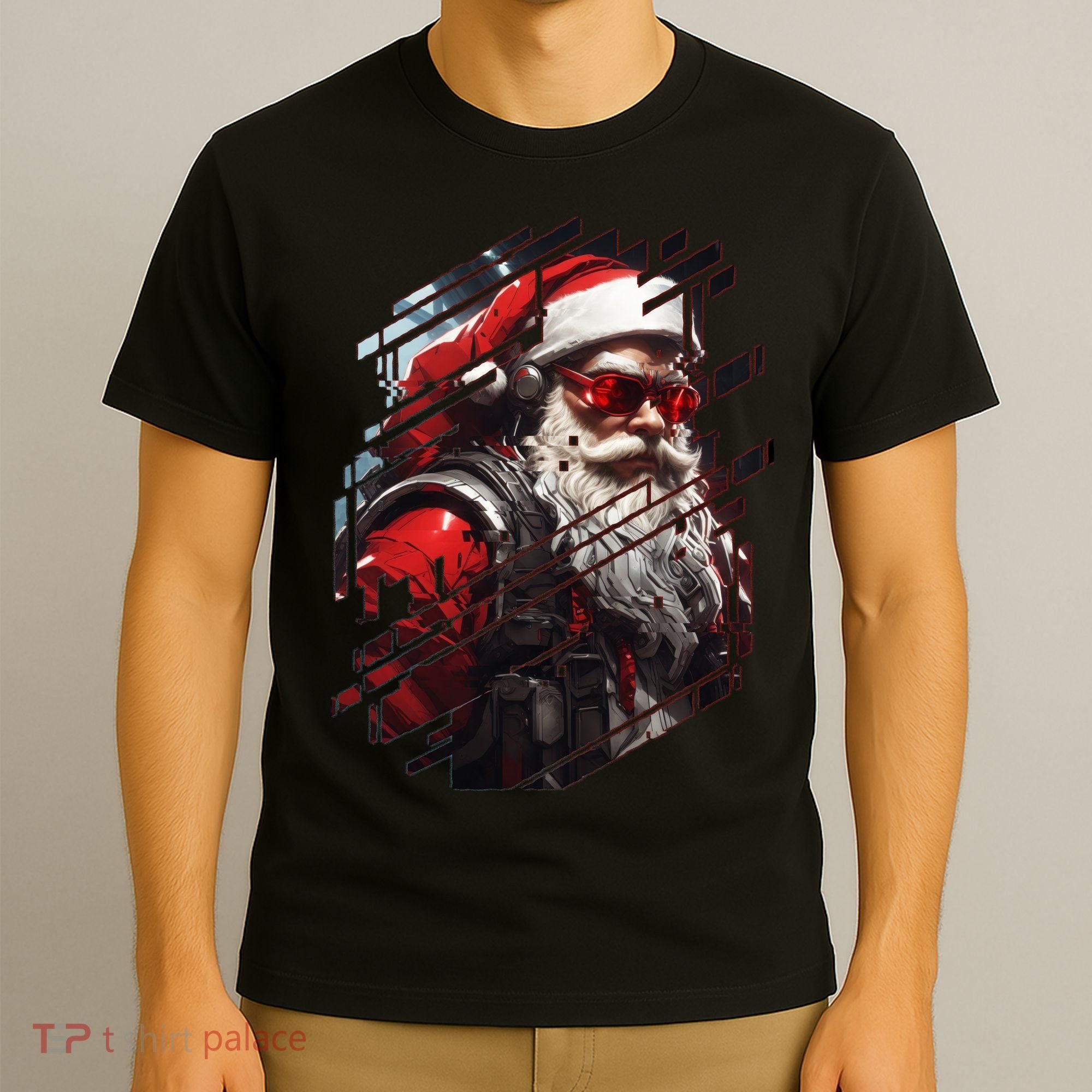 Action Filled Santa T-Shirt