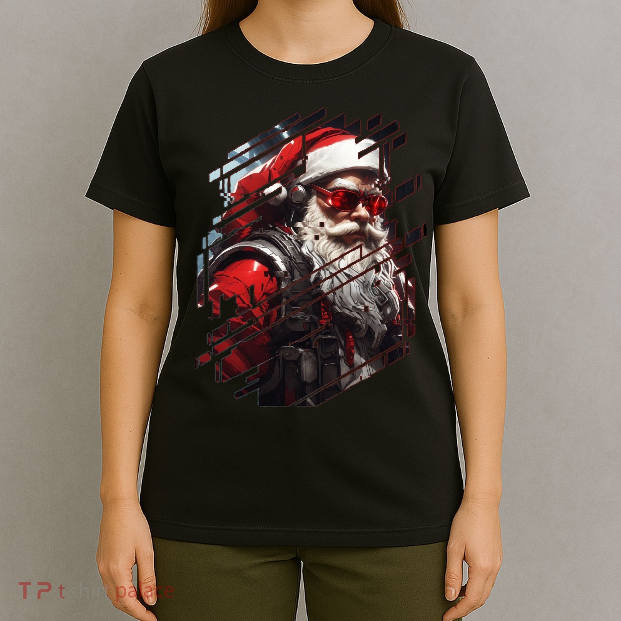 Action Filled Santa T-Shirt