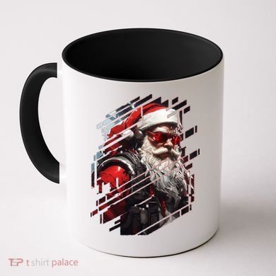 Action Filled Santa Coffee Mug