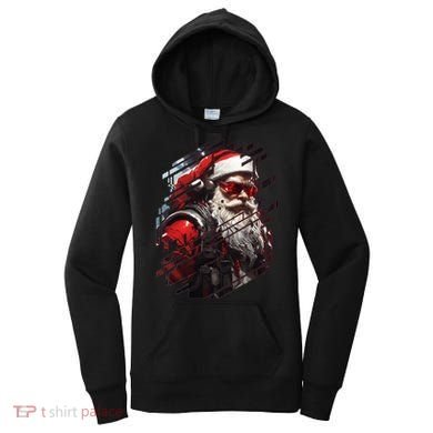 Action Filled Santa Women's Hoodie