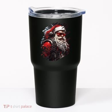 Action Filled Santa Tumbler