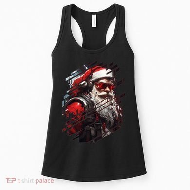 Action Filled Santa Women's Tank Top