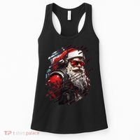 Action Filled Santa Women's Tank Top thumb 0