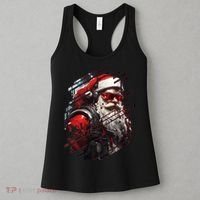 Action Filled Santa Women's Tank Top thumb 3