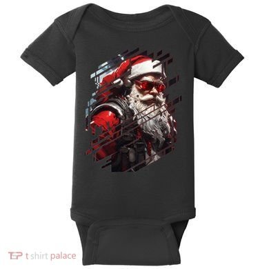Action Filled Santa Baby Bodysuit