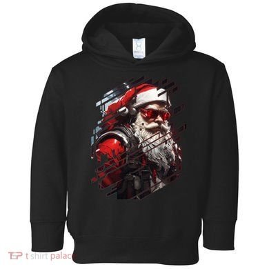 Action Filled Santa Toddler Hoodie