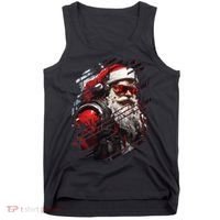 Action Filled Santa Tank Top thumb 0