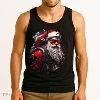 Action Filled Santa Tank Top thumb 3
