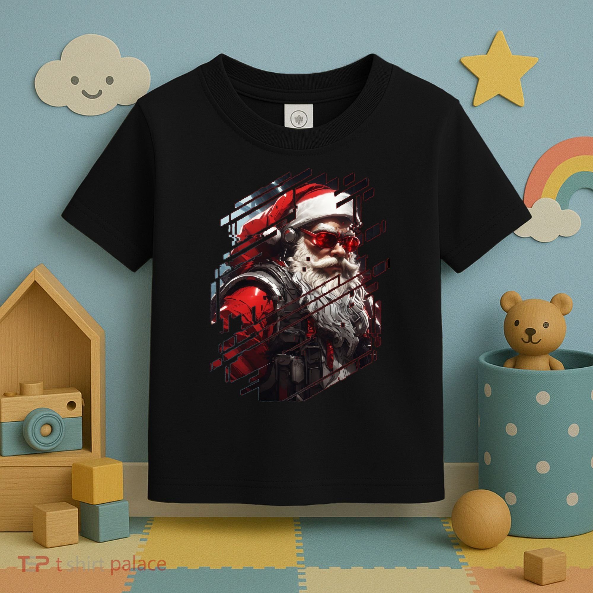Action Filled Santa Toddler T-Shirt
