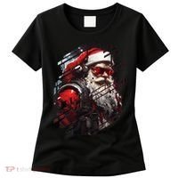 Action Filled Santa Women's T-Shirt thumb 0