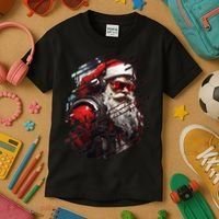 Action Filled Santa Kids T-Shirt thumb 3