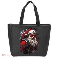 Action Filled Santa Tote Bag thumb 0