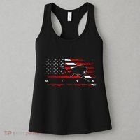 American Flag Scuba Diving Apparel Scuba Diving Women's Tank Top thumb 3