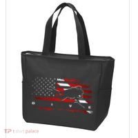 American Flag Scuba Diving Apparel Scuba Diving Tote Bag thumb 3