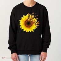 Autumn Fall Sunflower Butterflies Women's Sweatshirt thumb 0