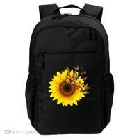 Autumn Fall Sunflower Butterflies Backpack thumb 0