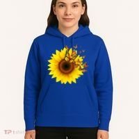 Autumn Fall Sunflower Butterflies Hoodie thumb 5