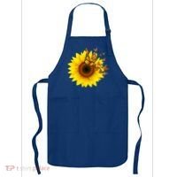 Autumn Fall Sunflower Butterflies Apron thumb 0