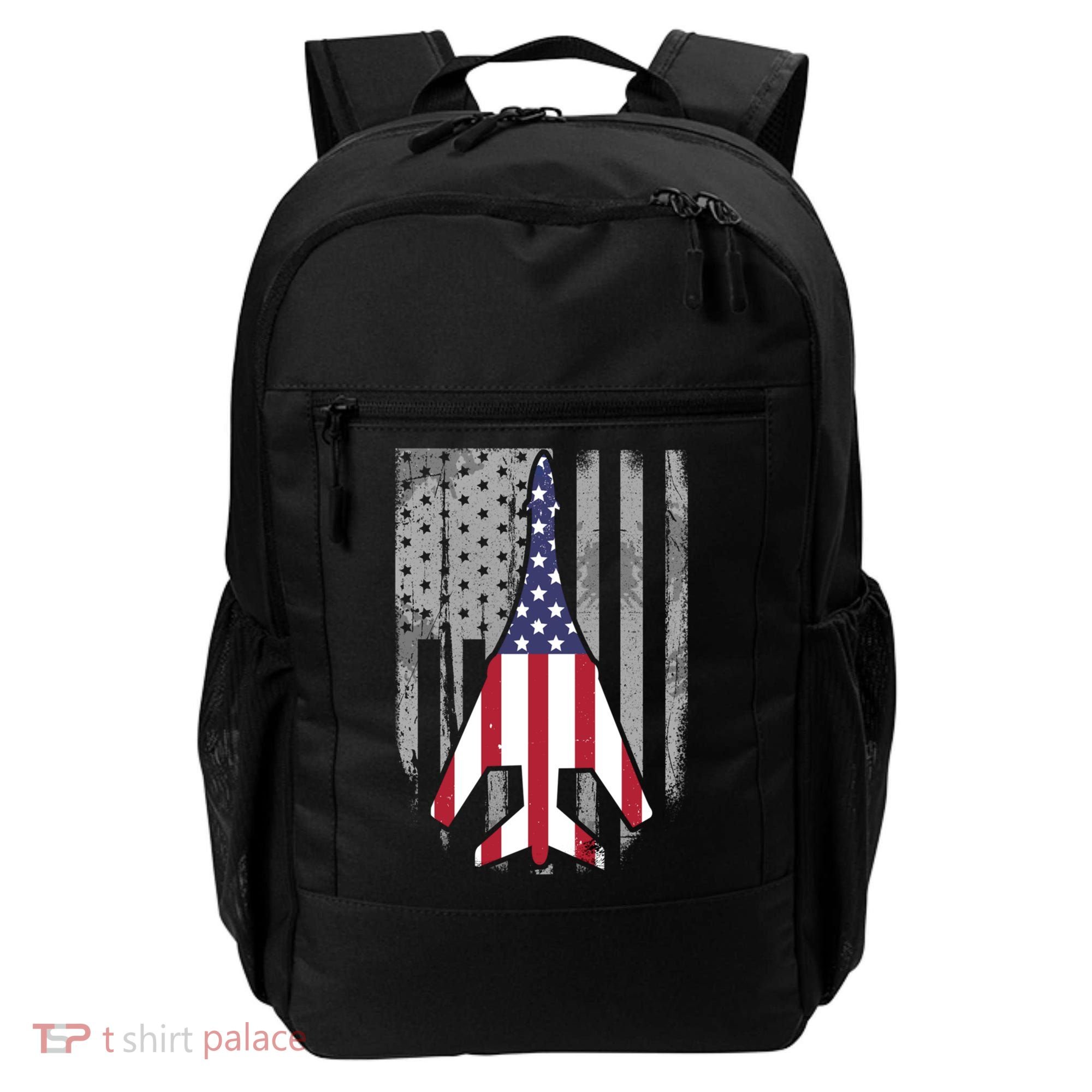 Air Force Supersonic Bgreat Gift1 Bomber Jet American Flag Squadron Gift Backpack