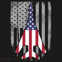 Air Force Supersonic Bgreat Gift1 Bomber Jet American Flag Squadron Gift Bucket Hat thumb 4