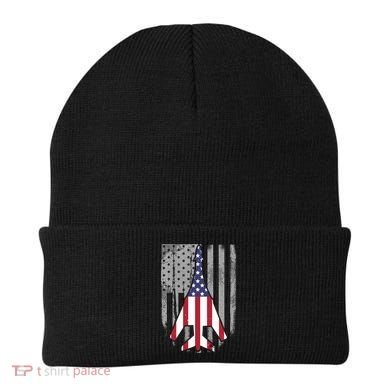 Air Force Supersonic Bgreat Gift1 Bomber Jet American Flag Squadron Gift Beanie